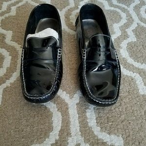 Cole Haan Patent Leather Loafers EUC